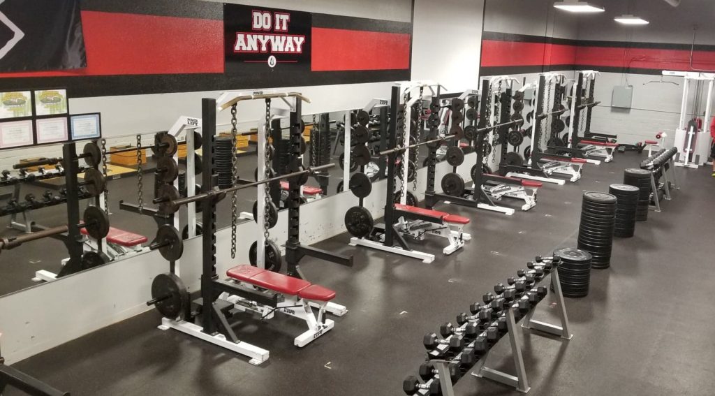 Roland-Story weight room