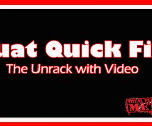 Squat Quick Fix: The Unrack with Video