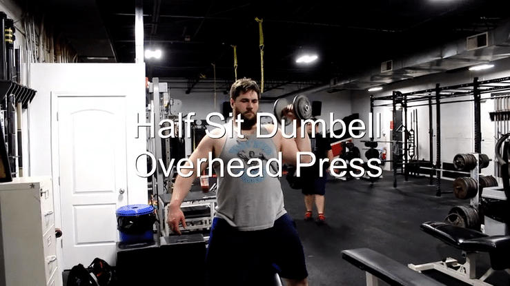 Overhead press hack to save your back 