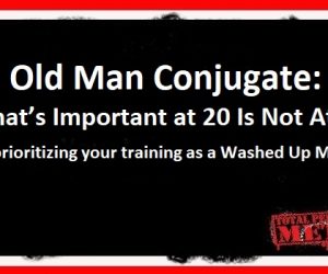 Old Man Conjugate: What’s Important at 20 Is Not At 50.