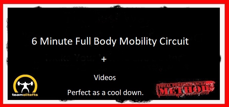 6 Minute Full Body Mobility Circuit, CJ Murphy; cortisol;