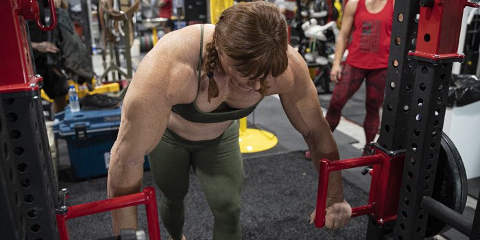 SEATED FRENCH PRESS WITH BAR - Exercises, workouts and routines