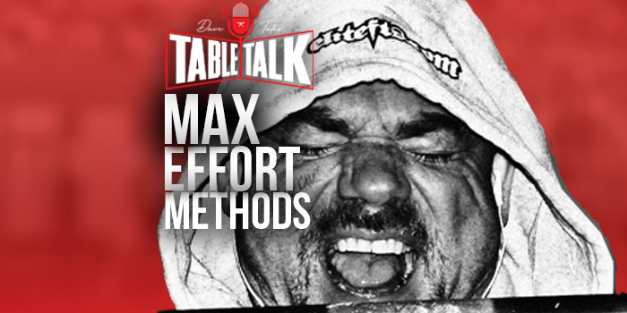 #205 Methods of Maximal Effort