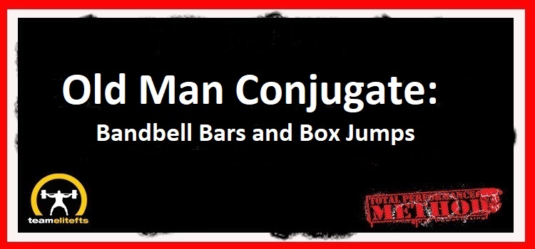 Old Man Conjugate, Bandbell Bars, Box Jumps, C.J. Murphy, Local Warlord;