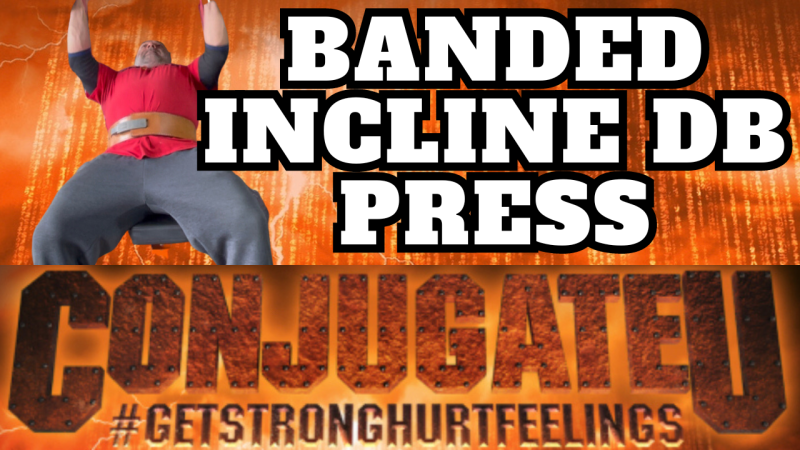 BANDED INCLINE DUMBBELL BENCH