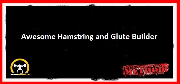 Awesome Hamstring and Glute Builder