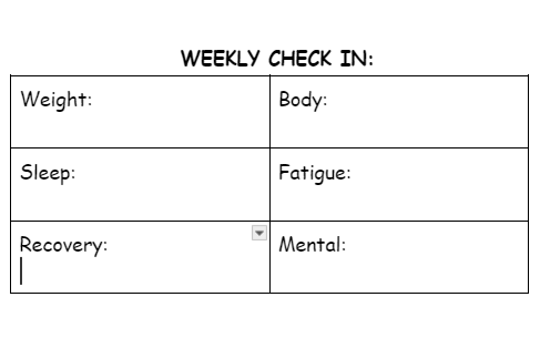 My Recovery Check-In